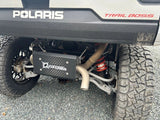 AA Dual Suppressor Slip-On Exhaust for 2018-Up Polaris Ranger XP 1000 *REAR MOUNT ONLY*