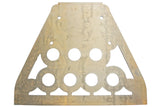 Polaris RZR XP Turbo Rear Frame Skid Plate